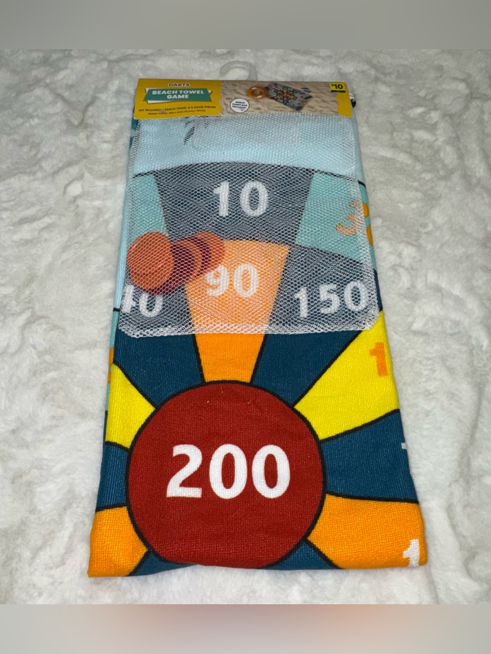 NEW darts beach towel game